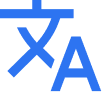 Blue abstract logo consisting of overlapped letters 'X' and 'A' on a black background.